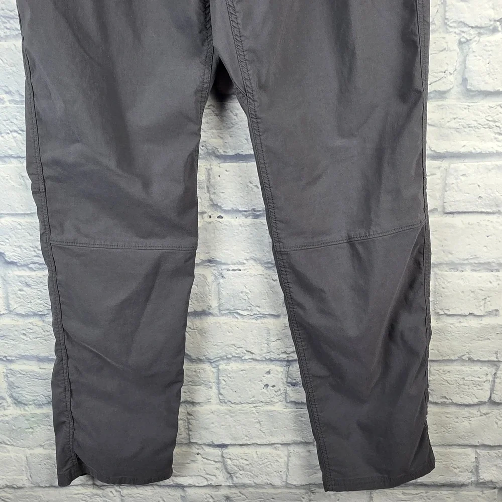 Oakley Men Regular Fit Outdoor Nylon Stretch Hiking Pants Charcoal Gray Sz 34X30